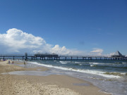 Ostseebad Heringsdorf auf Usedom: Die Seebrcke.