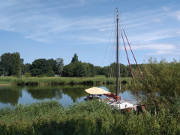 Urlaub auf Usedom: Entspannung auf dem Segelboot.