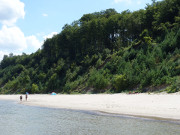 Strandwanderung: Strand zwischen Klpinsee und ckeritz.