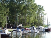 Sportboote im Hafen: Stagnie bei ckeritz.