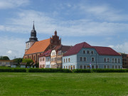 Ort im Osten der Insel Wollin: Kirche zu Wollin.