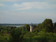 Schmollensee und Dorfkirche Benz: Blick vom Mhlenberg.