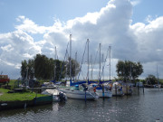 Festplatz am Achterwasserhafen: Erntefest im Seebad Loddin.