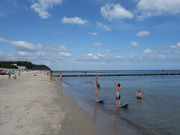 Strand von Stubbenfelde: Badespa an der Ostsee.