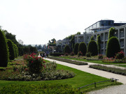 Rosengarten: Strandpromenade des Ostseebades Heringsdorf.