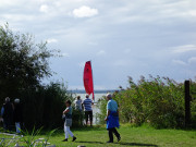 Achterwasserhafen: Ideale Kulisse des Loddiner Erntefests.