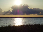 Fahrt in den Sonnenuntergang: Urlaub auf Usedom.