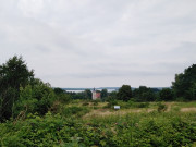 Blick herab zum Schmollensee: Benz im Usedomer Hinterland.