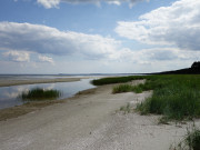 "Wattenmeer": Flaches Ostseewasser am Peenemnder Haken.