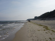 Strandwanderer zwischen Zinnowitz und Zempin.