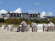 Bdervillen am weien Strand: Ostseebad Ahlbeck auf Usedom.