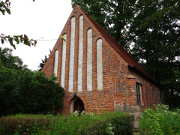 Ziergiebel: Morgenitz im Hinterland der Insel Usedom.