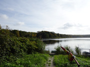 Herbst auf Usedom: Blick ber den Klpinsee.