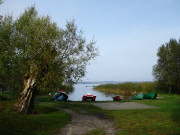 Hafen am Achterwasser: Warthe auf dem Lieper Winkel.