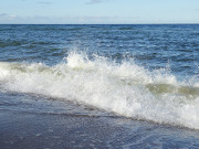 Blaues Meer: Ostsee zwischen Bansin und ckeritz.