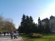 Historischer Teil der Swinemnder Strandpromenade.