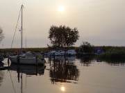 Letzte Boote: Fischer- und Sportboothafen Loddin.