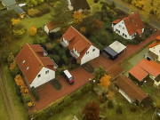 Steinbock-Ferienhof: Luftbild aus geringer Hhe.