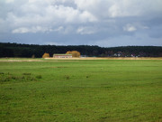 In der Usedomer Inselmitte: Bootshaus an der Melle.