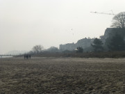 Ostseebad Bansin: Strandpromenade und Seebrcke.