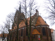 Sankt Marien am Marktplatz der Stadt Usedom.