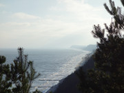 Blick nach Klpinsee: Ostseestrand von Usedom.