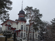 Bdervillen an der Strandpromenade des Ostseebades Zinnowitz.