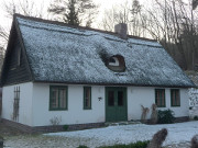 Stoben am Schmollensee: Bauernhaus im Usedomer Hinterland.