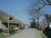 Dorfstrae: Halbinsel Lieper Winkel auf Usedom.