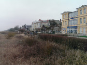 Kaiserbad Bansin: Villen an der Strandpromenade.