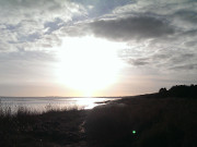 Blick nach Karlshagen: Usedomer Ostseekste.