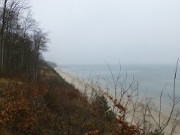 Blick zum Streckelsberg: Ostseestrand des Seebades ckeritz.