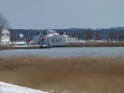 Ostseebad Karlshagen im Usedomer Norden: Hafen am Peenestrom.