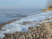 Strand am Peenestrom: Usedomer Halbinsel Gnitz.