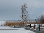 Hafen am Achterwasser: Nahe Balm auf der Halbinsel Cosim.