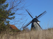 Benzer Windmhle von Sd: Im Hinterland der Insel Usedom.