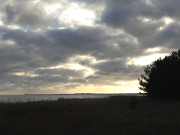 Blick zum Streckelsberg: Ostseekste des Peenemnder Hakens.