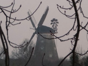 Auf dem Mhlenberg: Hollnderwindmhle bei Benz.