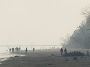 Seebrcke des Ostseebades Bansin: Strand zwischen ckeritz und Bansin.