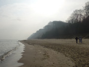 Usedomer Ostseestrand: Auf dem Weg nach Bansin.