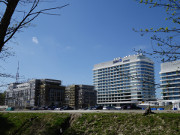 Grobaustelle: Radisson Blu an der Strandpromenade Swinemnde.