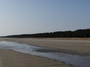 Richtung Karlshagen: Am Peenemnder Haken endet der Usedomer Sandstrand.