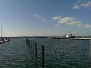 Sassnitz auf der Insel Rgen: Hafen ist noch einsam.