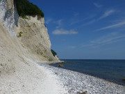 Kreidefelsen auf Rgen: Die Wissower Klinken nrdlich von Sassnitz.