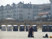 Ostseebad Bansin: Bdervillen an der Strandpromenade.