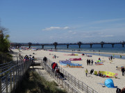 Usedoms Nachbarinsel Wollin: Seebrcke des Ostseebades Misdroy.