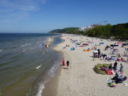 Weiter Ostseestrand: Bernsteinkste stlich von Misdroy.