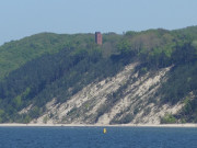 Aussichtsturm: Auf der Steilkste der Ostseeinsel Wollin.