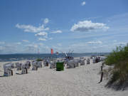 Ostseestrand von Ahlbeck: Kaiserbder auf Usedom.