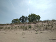 Dne am Ostseestrand: Flachkste in der Inselmitte Usedoms.